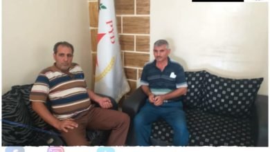 صورة زيارة مكتب حزب الاتحاد الديمقراطي “PYD” في جل آغا ( الجوادية )