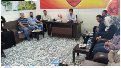 صورة الاجتماع الدوري للأحزاب السياسية  في مدينة الشدادي