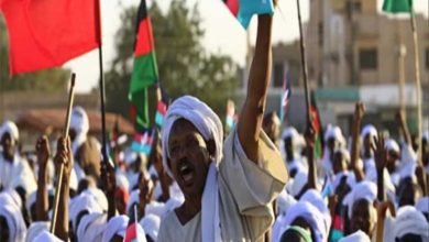 صورة تم وضع كل قوات الشرطة في كافة أنحاء البلاد  إستعدادا لتظاهرات مليونية في السودان