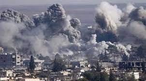 صورة قتلى وجرحى بقصف روسي على سوريا بإدلب