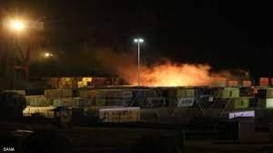 صورة نار وصلت السماء.. لماذا قصفت إسرائيل ميناء اللاذقية؟