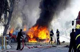 صورة انفجار سيارة مفخخة في أعزاز ومقتل شخص بريف حلب