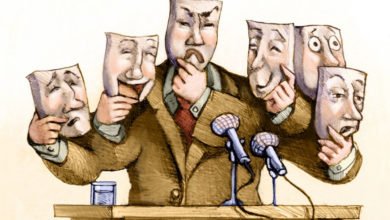 صورة السياسة والكذب