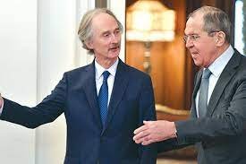 صورة مبعوث الأمم المتحدة: سوريا ما زالت تمثّل واحدة من أخطر الأزمات في العالم.. وهناك حاجة واضحة لإحراز تقدم على طريق حل سياسي.