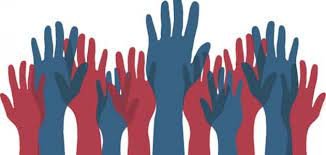 صورة في تمثل مفهوم الدولة الديمقراطية وإزاحة الأنظمة التسلطية.