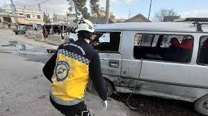 صورة مقتل 3 وجرح 7 بقصف لمدينة أعزاز شمال حلب