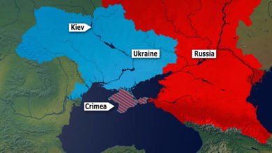 صورة كييف: روسيا تواصل سعيها لإنشاء ممر بري بينها وبين القرم.