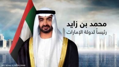 صورة انتخاب الشيخ محمد بن زايد رئيساً لدولة الإمارات.