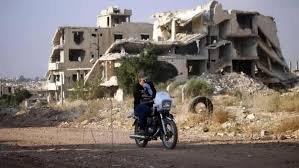 صورة إصابة 6 من قوات النظام بانفجار عبوة ناسفة جنوب شرقي درعا.