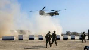 صورة إنزال جوي للتحالف الدولي في الحسكة.. واعتقال داعشي