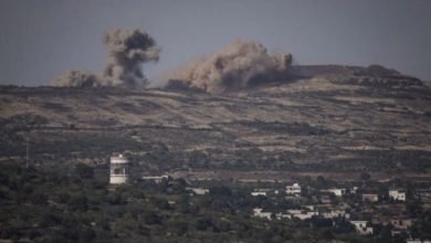 صورة بعد عشرات المرات من جديد اسرائيل تقصف مواقع لحزب الله في سوريا