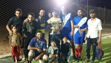 صورة تحقيق فريق حزب الحداثة لكرة القدم بطولة دوري الروس  السداسي في مدينة منبج .