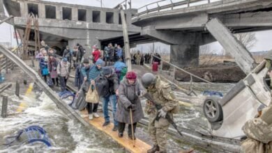 صورة إعلان حالة التأهب الجوي في جميع أنحاء أوكرانيا، فيما تسلمت كييف أولى دفعات منظومات “باتريوت” للدفاع الصاروخي.