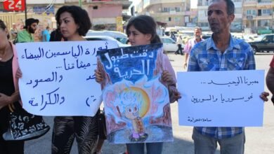 صورة تظاهرات نادرة في ريف دمشق..“شباب التغيير”