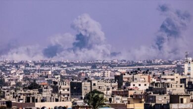 صورة غارات إسرائيلية جنوب لبنان..و صواريخ نحو عكا وحيفا