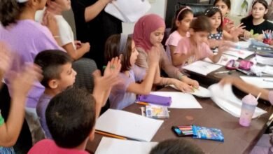 صورة بدء دورة تعليم الرسم مخصصة للأطفال في مكتب قامشلو